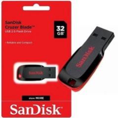 Sandisk Cruzer Blade USB 2.0 Flash Drive 32GB